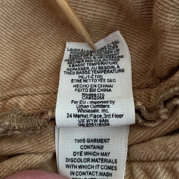 Free People Torn Up Skirtall Overall Skirt mini in industrial tan - Picture 13 of 16